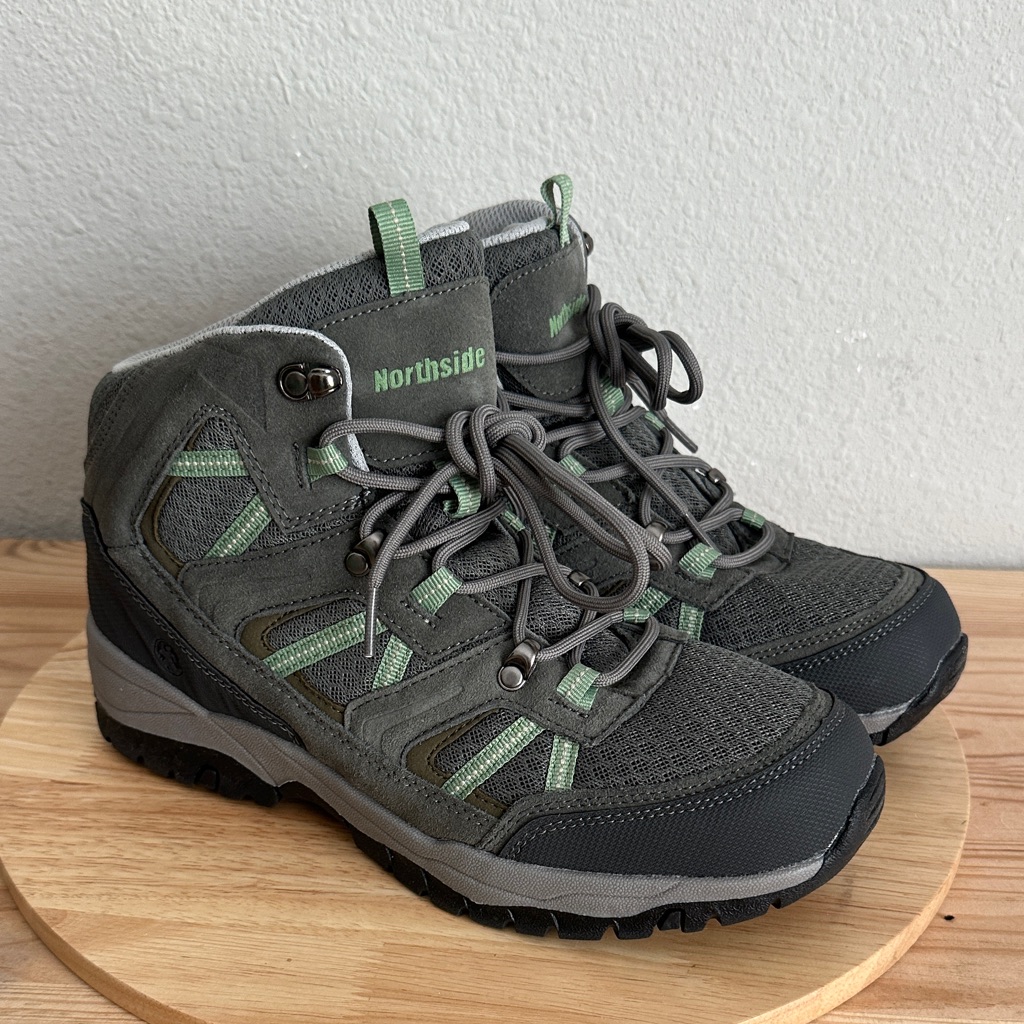 Northside Womens Arlow Canyon Mid Flat Heel Hiking Boots